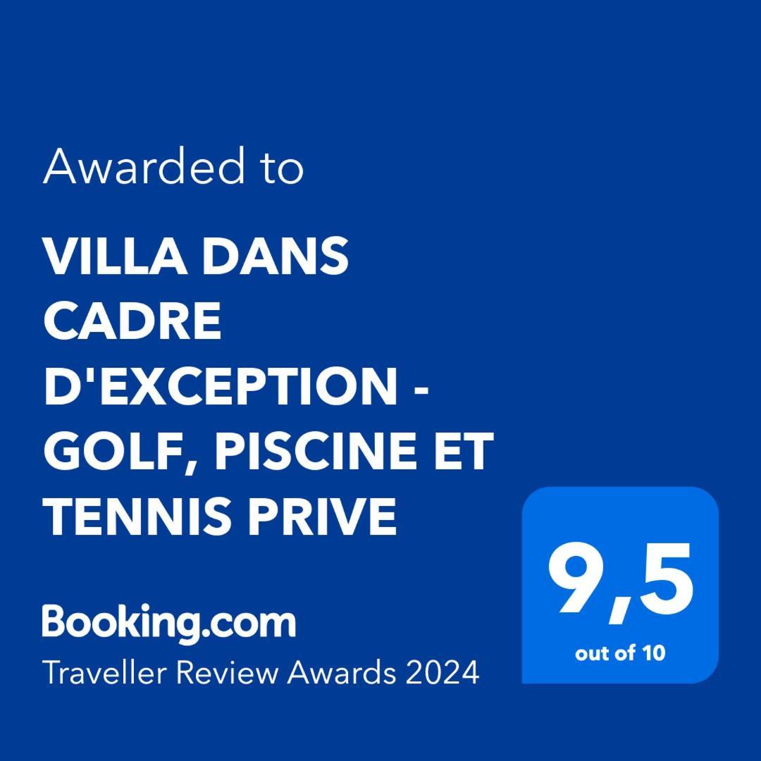 Villa Dans Cadre D'Exception - Golf, Piscine Et Tennis Prive Saint-Cyr-sur-Mer Extérieur photo